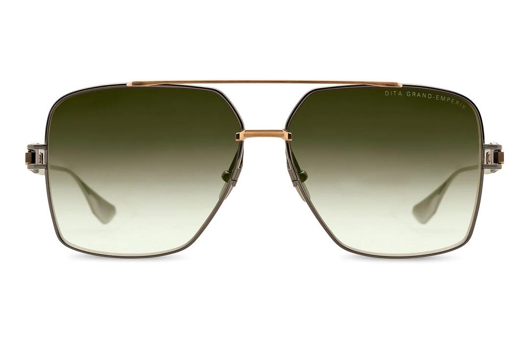 Dita Women's Grand Emperik Sunglasses Green Black BJR290648 USA
